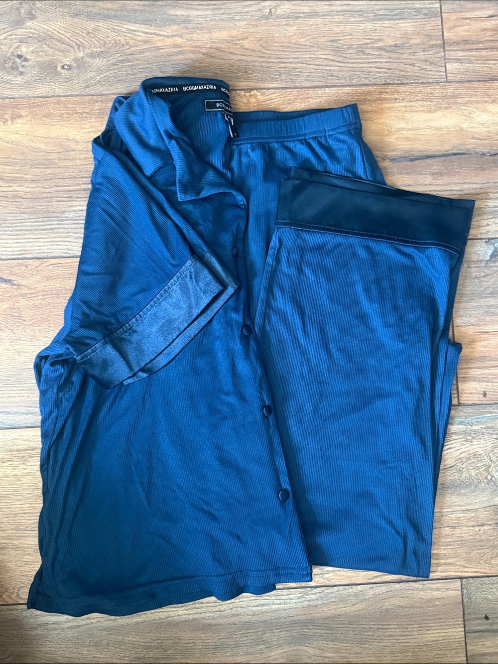 Women’s BCBG Maxazaria Button-Up Sleepwear set
